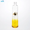 500ml Vodka Bottle with Gradually Spray Color and Hot Stamping Logo